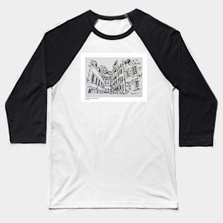 The walled City of Quebec, Canada Baseball T-Shirt